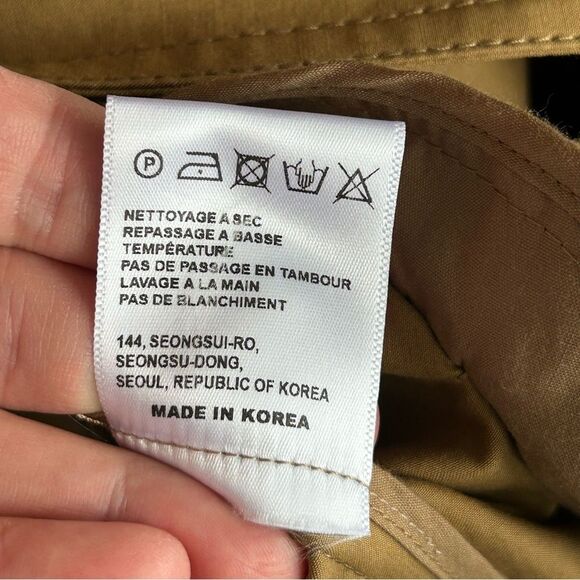 LVIR Cotton Convertible Trench Coat made in Korea - Picture 14 of 16